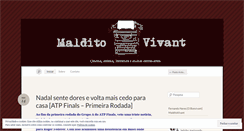 Desktop Screenshot of malditovivant.net